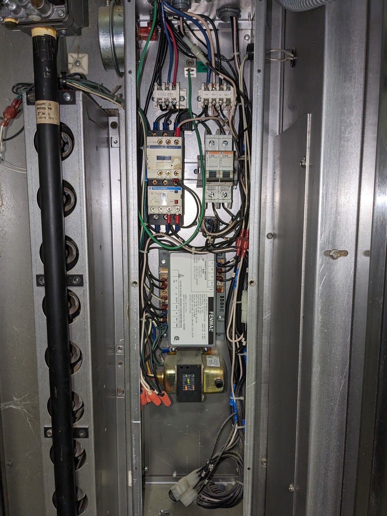 Commercial mechanical control cabinet