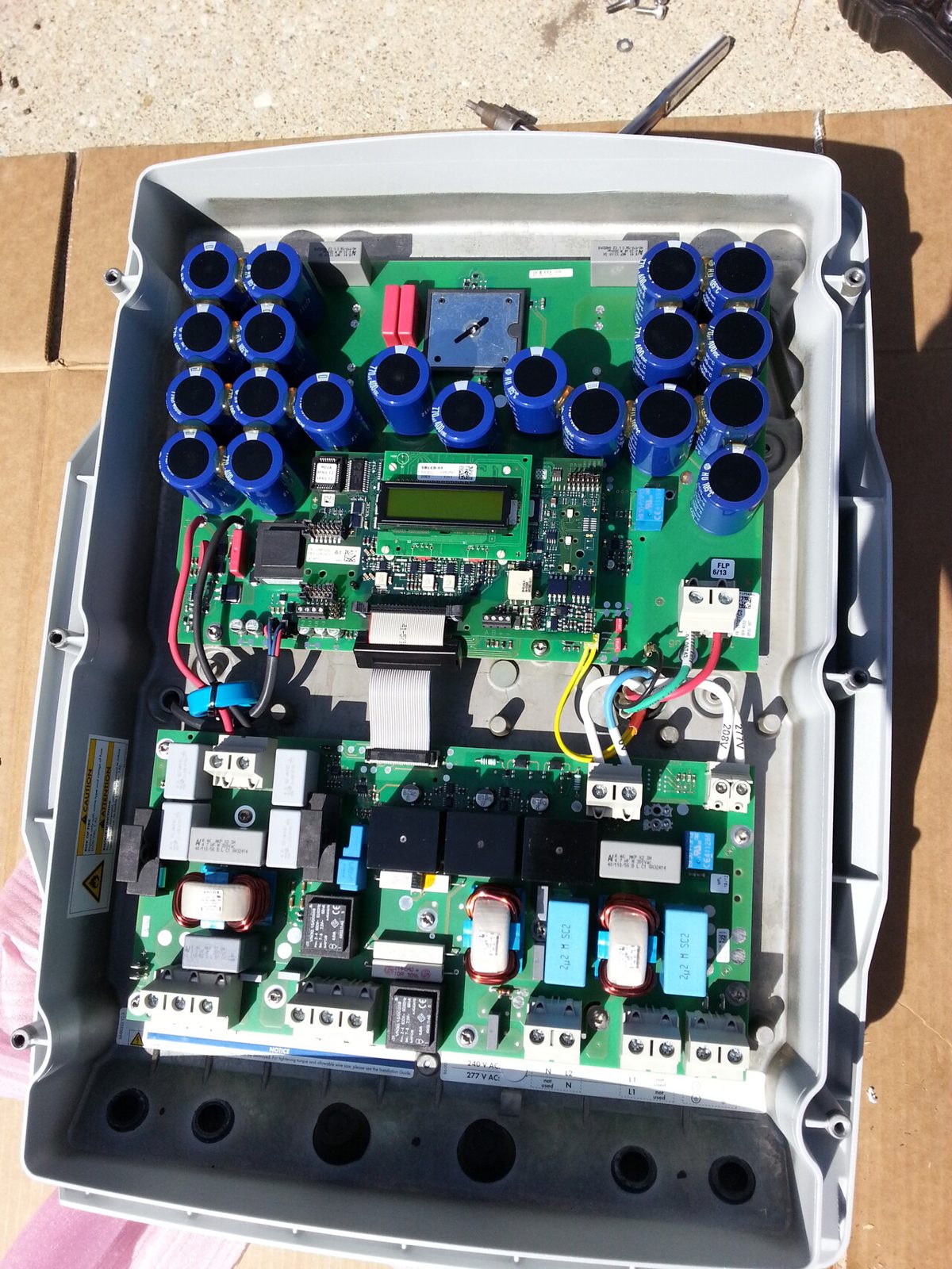 Standby generator transfer switch board
